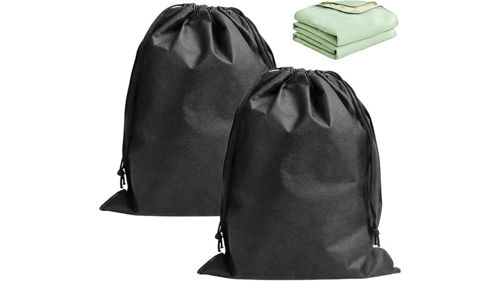 2 pack large laundry bags waterproof