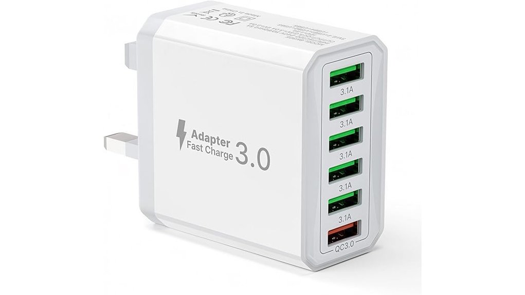 33w 6 port iphone charger