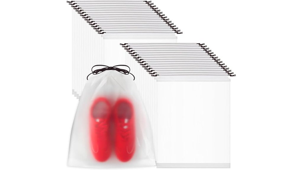 40 pcs shoe bags travel storage