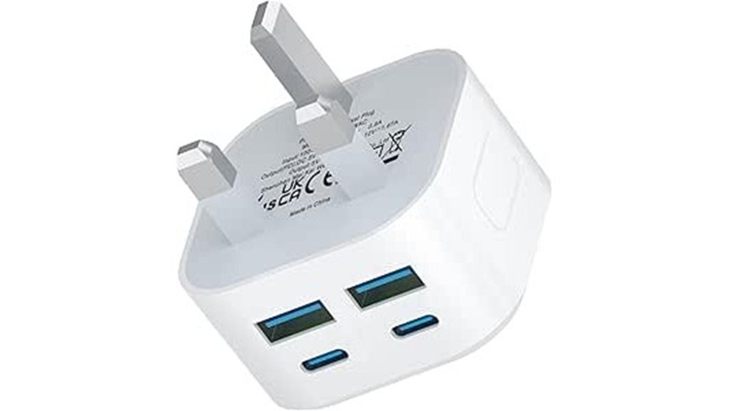 40w fast multi port charger