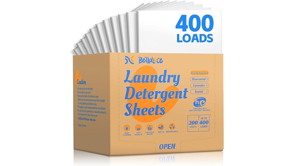 bellaluce plastic free detergent sheets