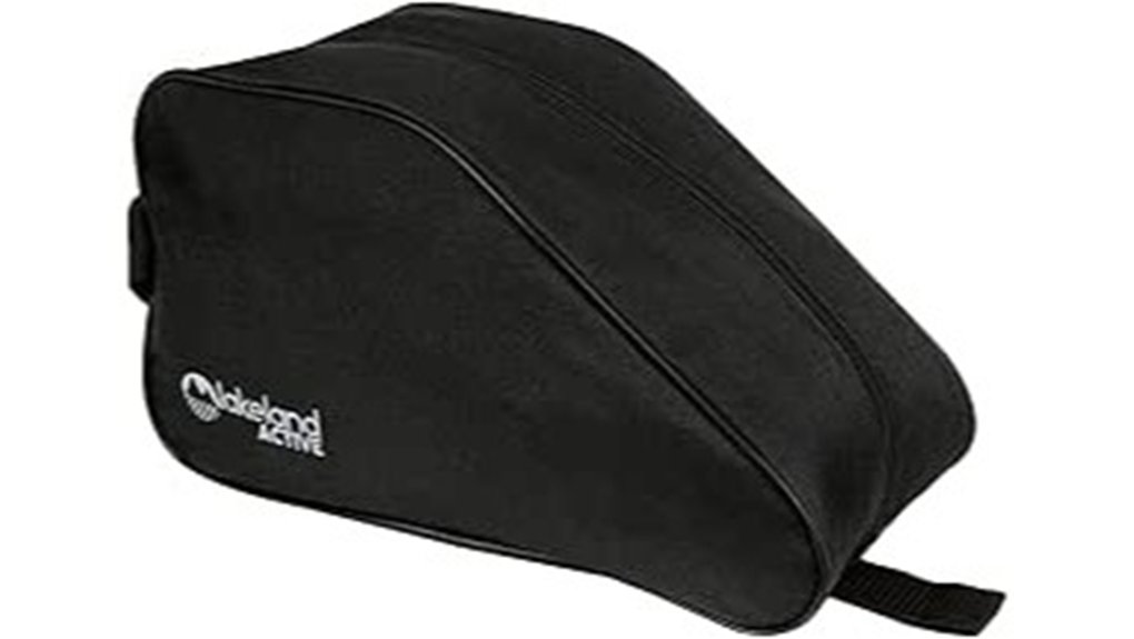 black waterproof boot bag