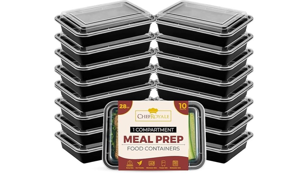 chef royale 28oz containers