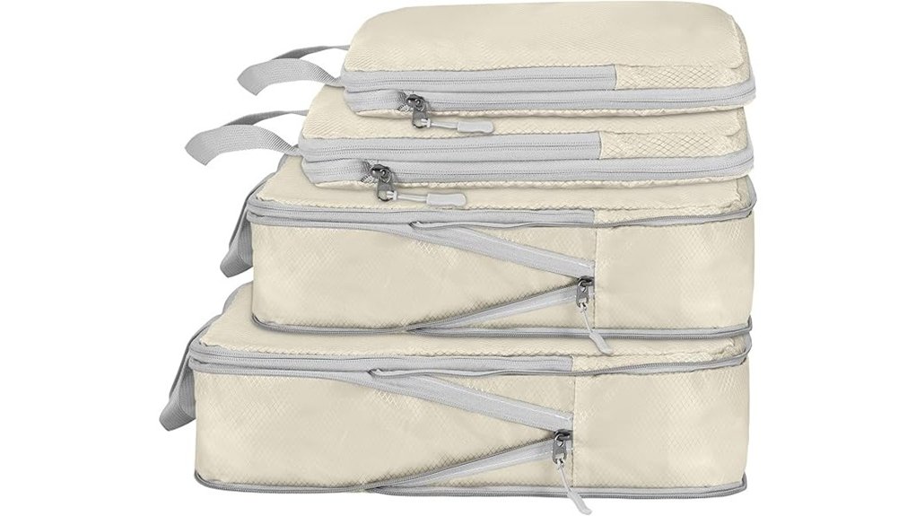 compression packing cubes travel organizer set