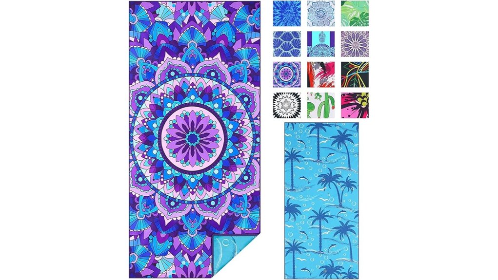 extra large microfibre sand free towel