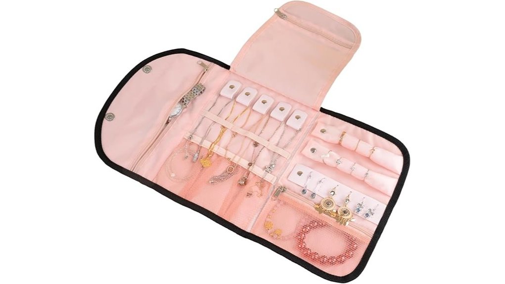 foldable jewellery organiser bag