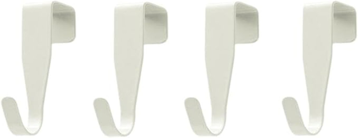 four over the door hooks set