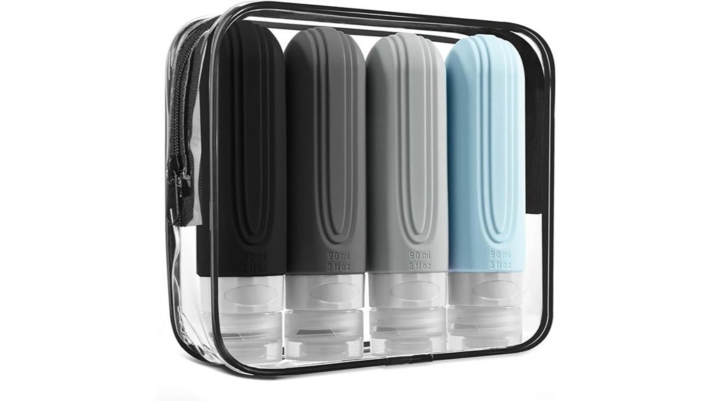 four pack bpa free 90ml bottles