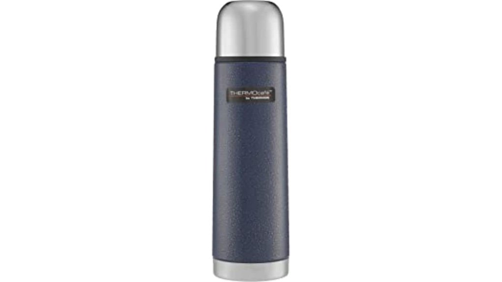 hammertone blue stainless flask