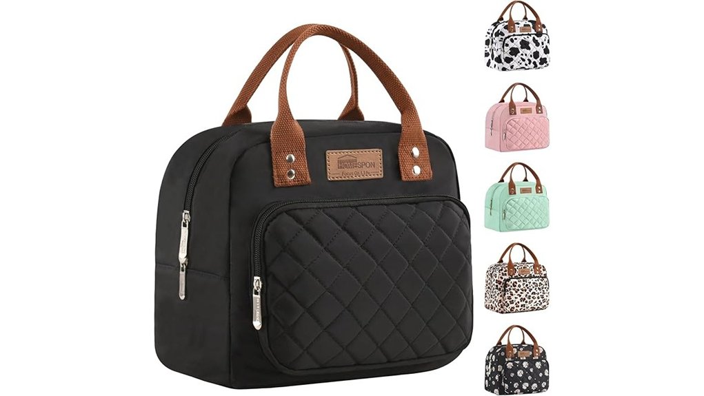 homespon black insulated bag