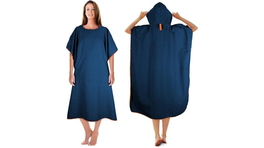 hooded swimming towel poncho