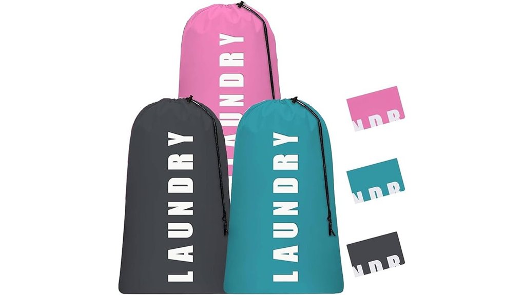 large waterproof laundry bags 3 pack
