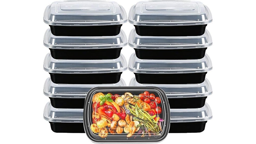 meal prep containers with lids