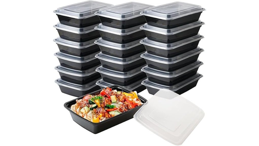 meal prep containers with lids