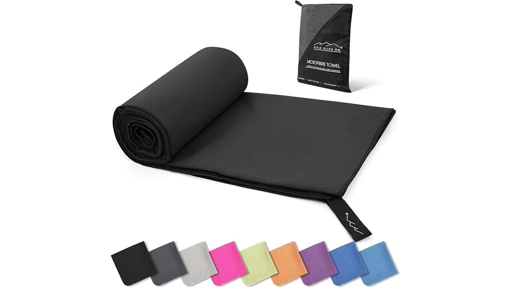 microfibre quick dry absorbent towel