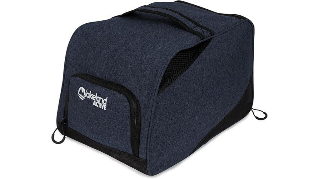 navy premium waterproof boot bag