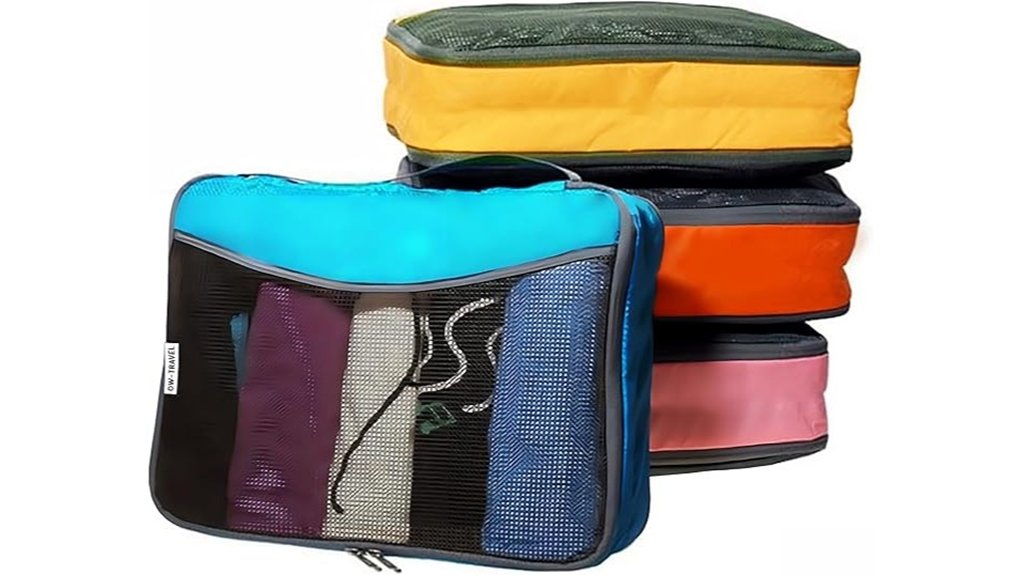 ow travel 4 piece packing cube set