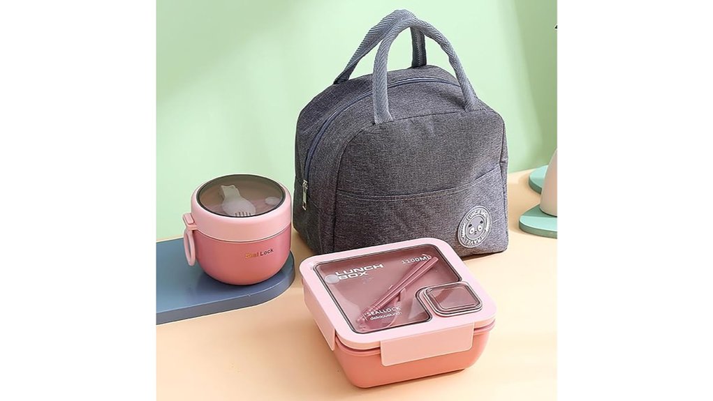 pink 1100ml bento kit