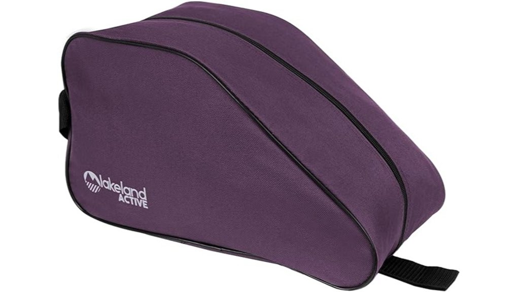 purple waterproof boot bag