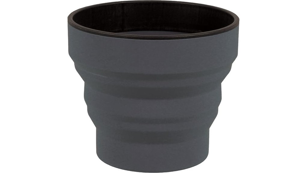 silicon ellipse collapsible mug