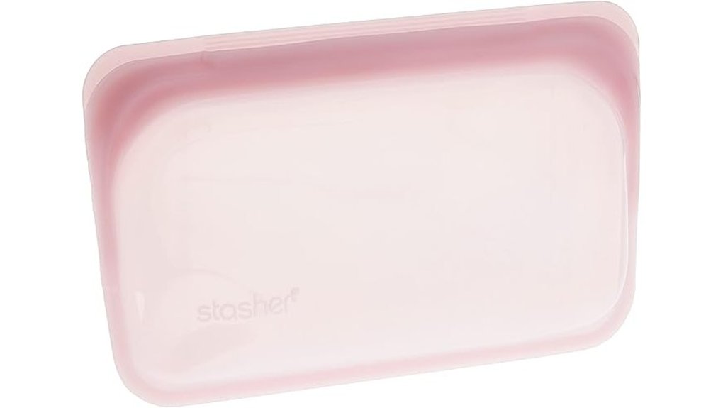 stasher reusable silicone snack bag