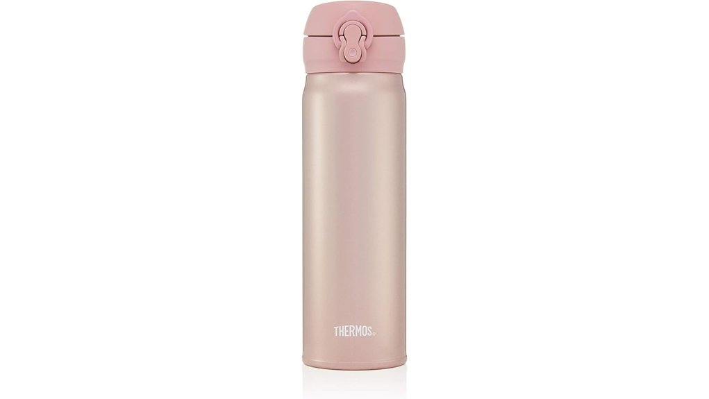super light rose gold thermos