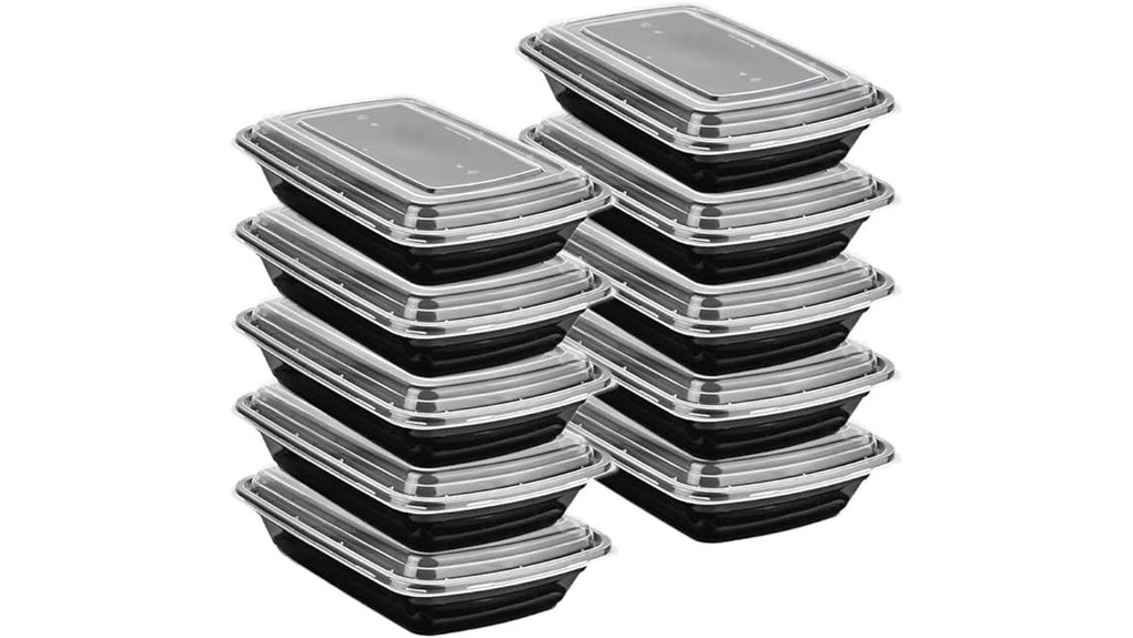 ten pack meal prep containers