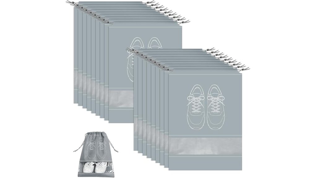 twenty piece dustproof shoe bags