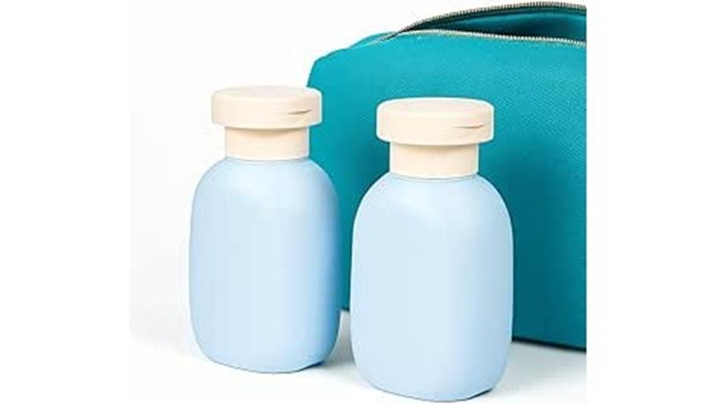 two 100ml travel bottles