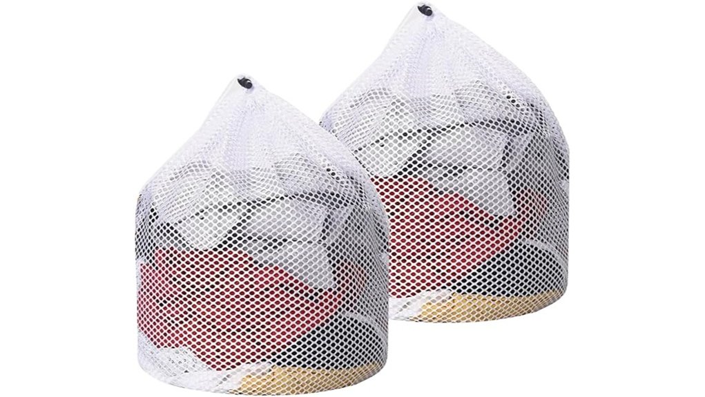 two pack mesh laundry bags