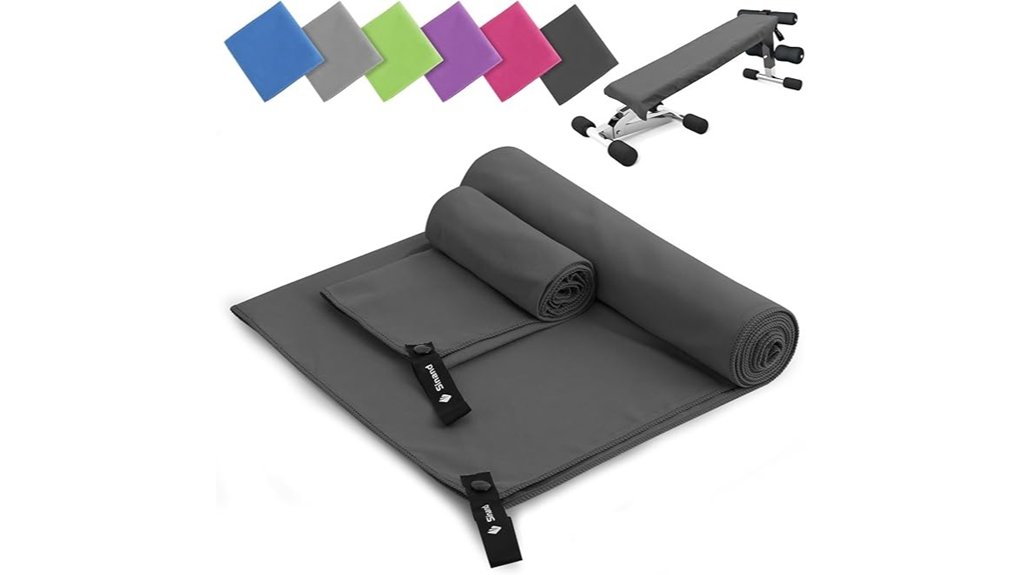 two pack microfiber towels 160x80 80x40