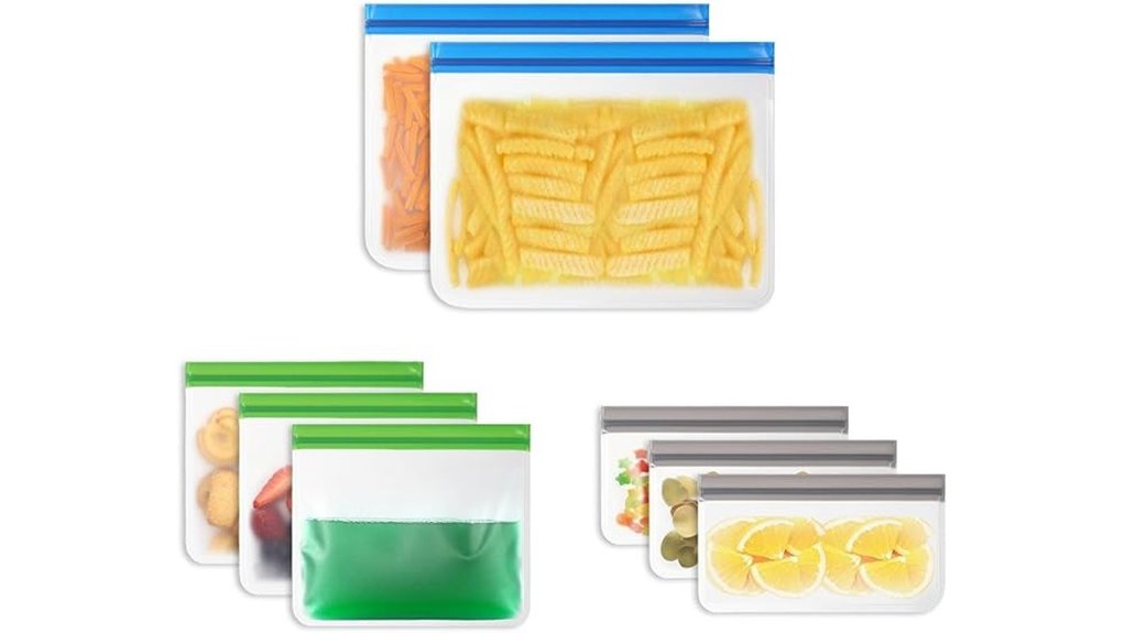 vicloon reusable freezer bags