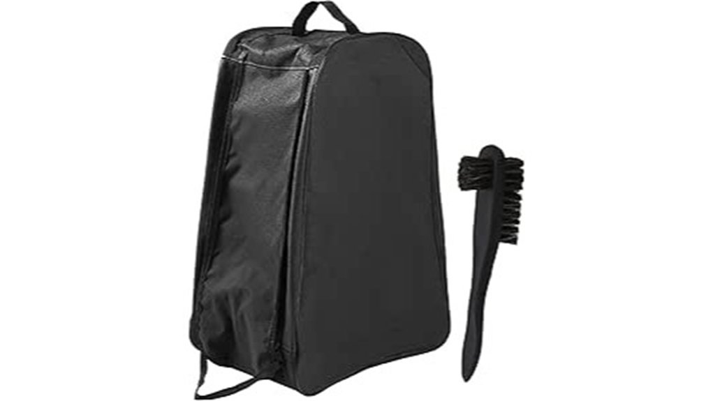 water resistant black bag