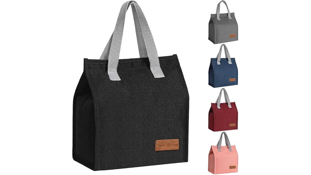 water resistant insulated lunch tote