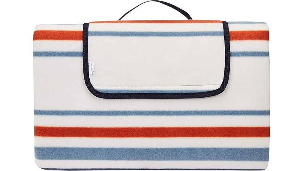 waterproof striped picnic blanket