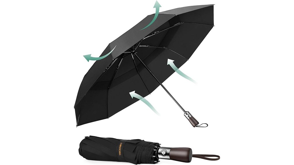 windproof folding travel umbrella