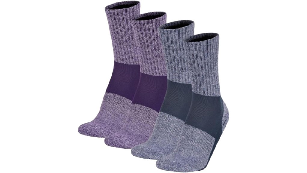 women s cushioned trekking socks