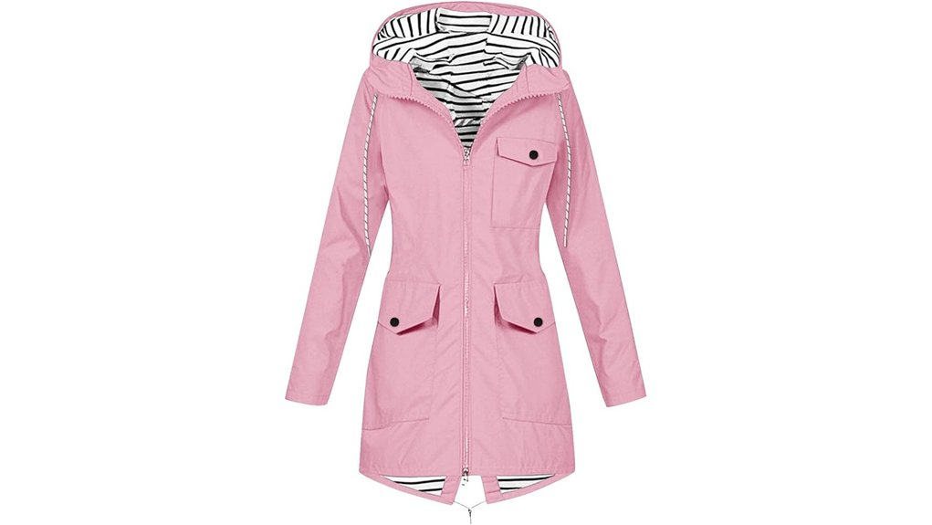 women s packable waterproof raincoat